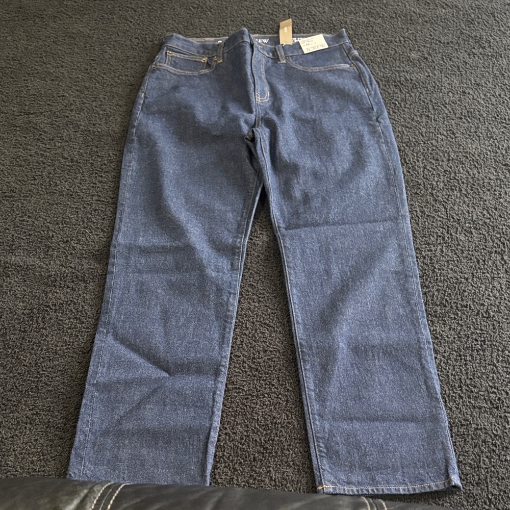 J crew Classic Straight Leg Dark Wash Jeans